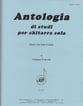 Antologia di studi per chitarra sola Guitar and Fretted sheet music cover